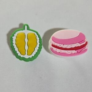 Fruit and Macaron Shoe Charms